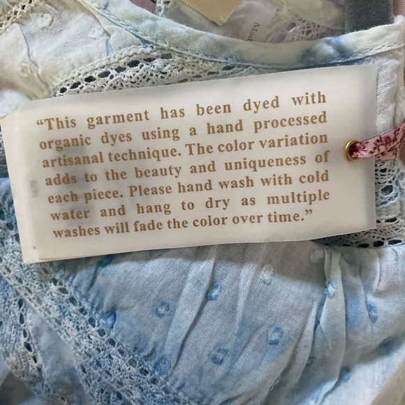 Loveshackfancy LSF Natasha blue tie dye dress - Picture 3 of 4